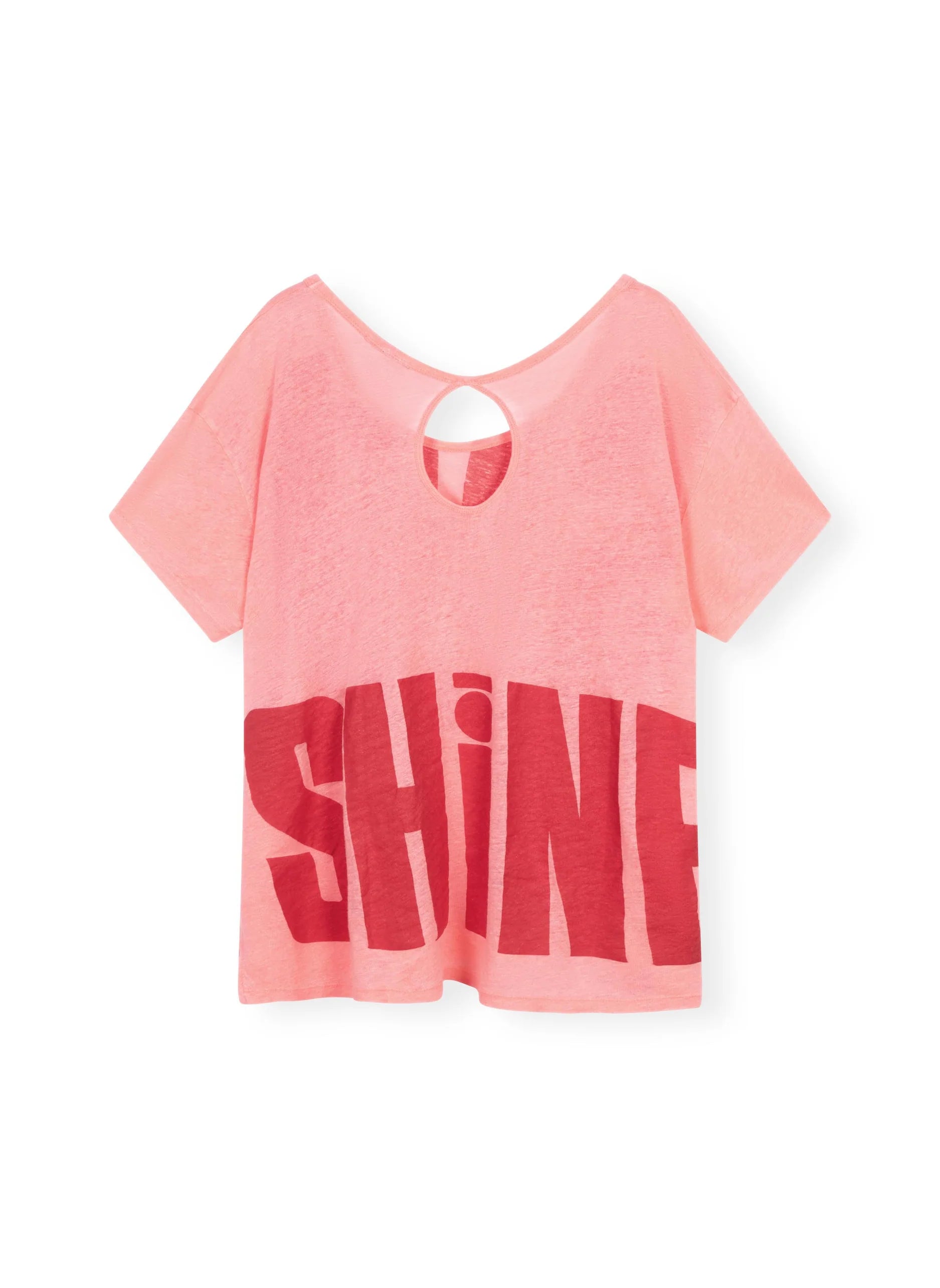 10 DAYS Loose Tee Linen Sunshine