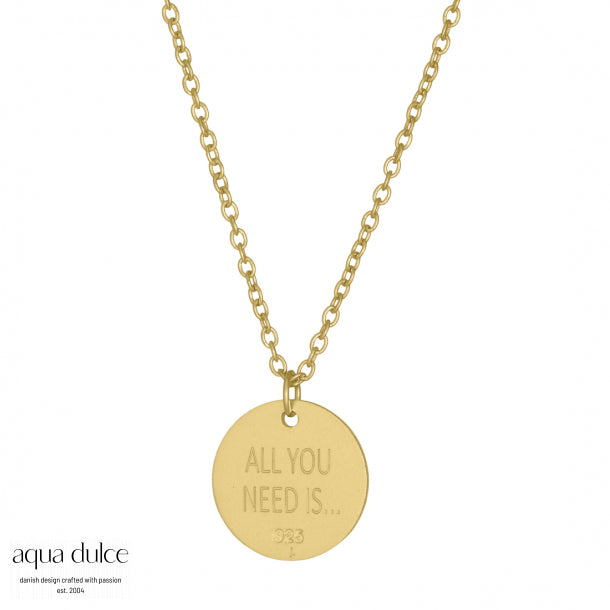 AQUA DULCE Halskette Love