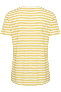 CREAM T-Shirt Naia Stripes