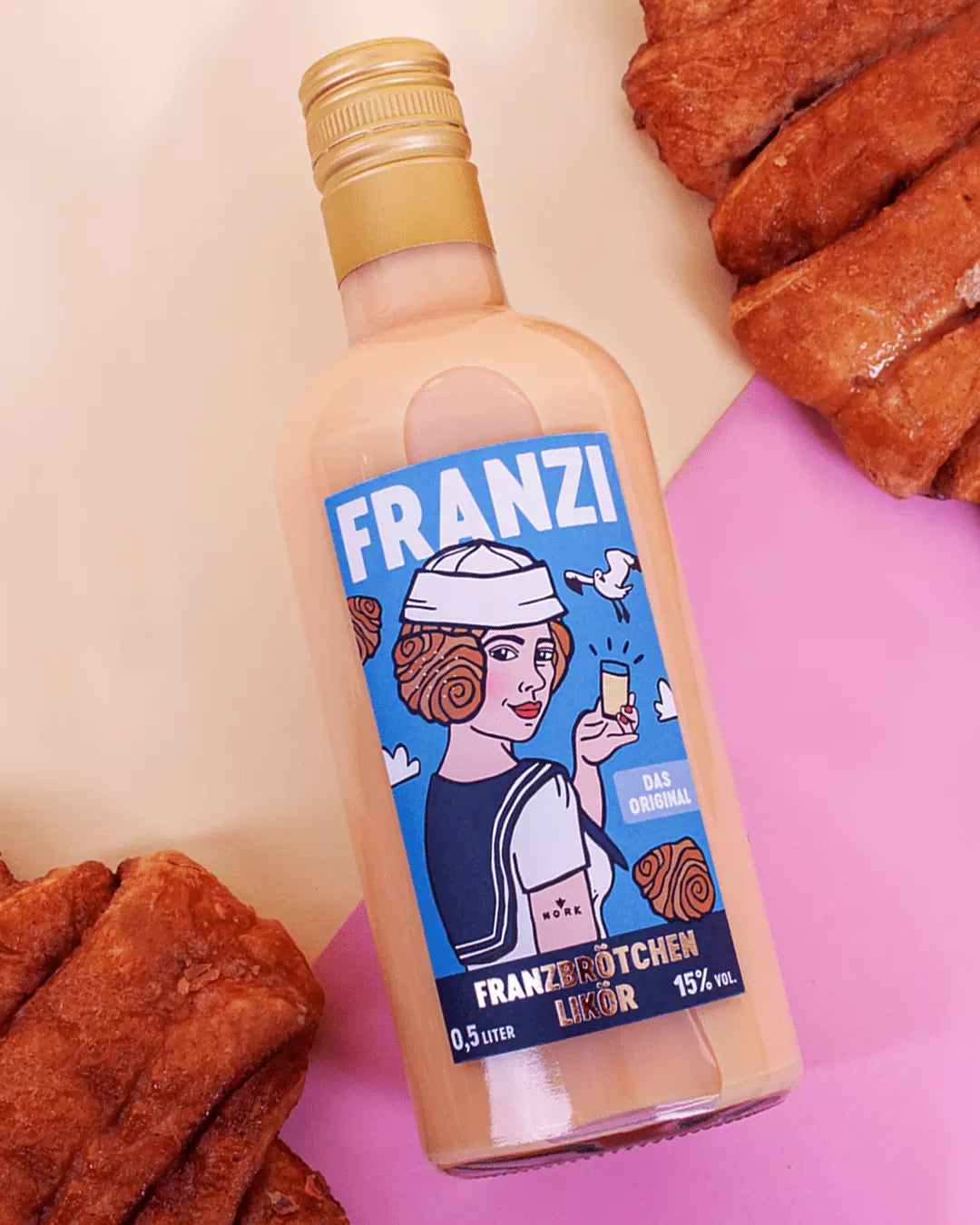 NORK FRANZI – FRANZBRÖCHTENLIKÖR (0,5L/15% VOL.)