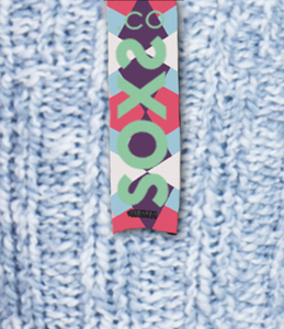 SOXS.CO Wollsocken hellblau Angels Falls Gr. 37-41