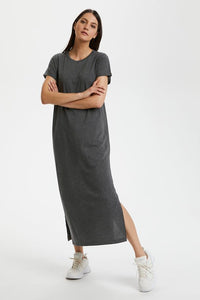 KAFFE Kleid Celina grau oder coralle
