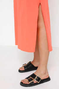 KAFFE Kleid Celina grau oder coralle
