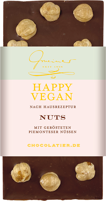 GMEINER Happy Vegan Schokolade Piemonteser Nuss