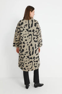CULTURE Mantel Channe Coat Leoprad
