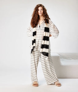 10 DAYS Wide Pants Single Stripe