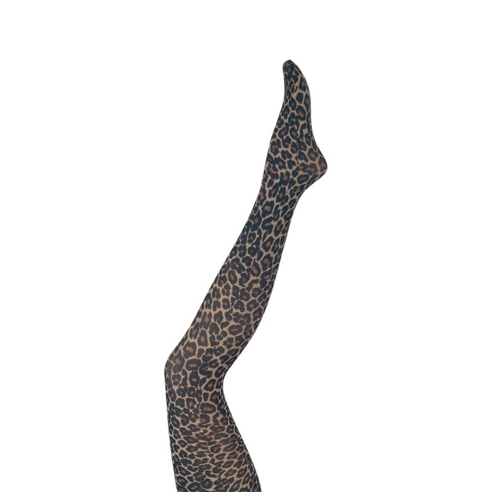 Black Colour Strumpfhose Leo