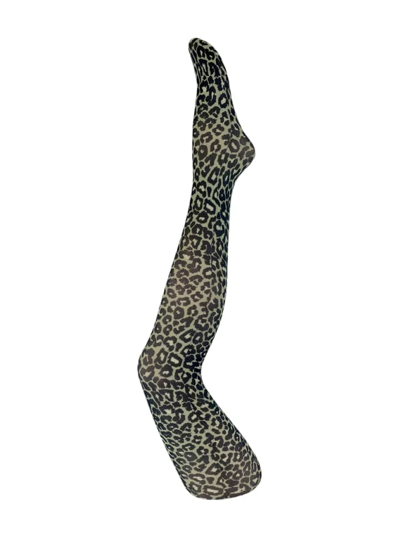 Black Colour Strumpfhose Leo